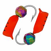 Столбик с граненым шариком "Хамелеон" красный, 1,5 мм (15 шт)